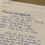 An image of a teenager and her family enjoying a moment together, symbolizing the simplicity and purity of joy found in everyday moments and the intentional actions to preserve it.